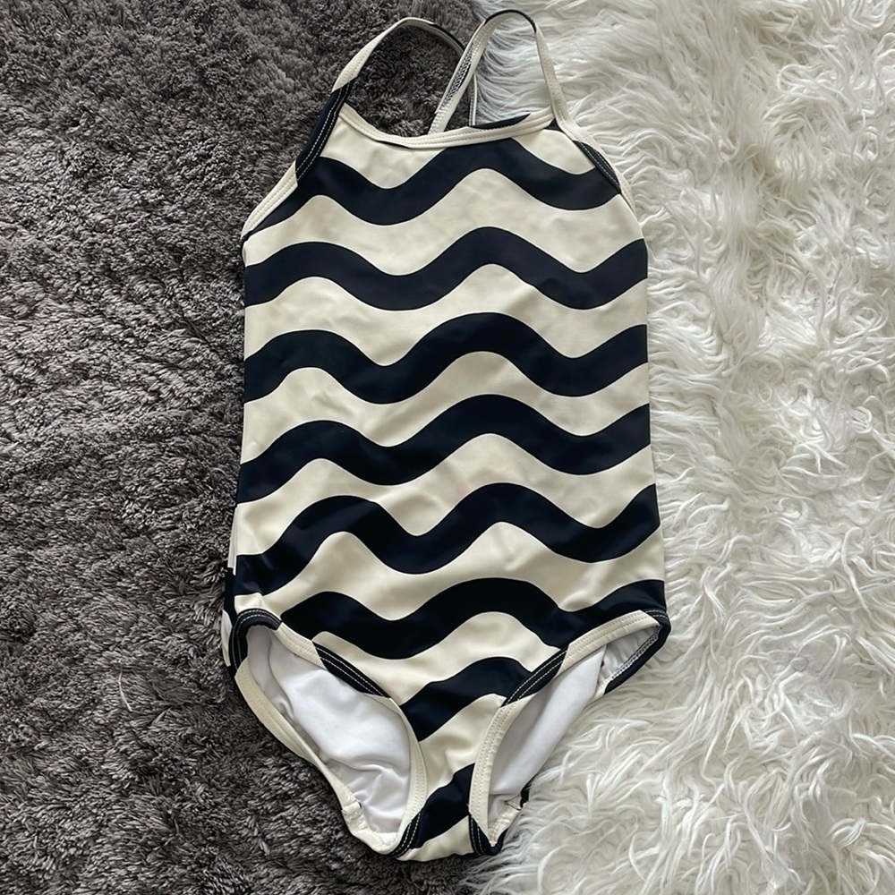 Size 5 Hanna Andersson Black and White Swimsuit